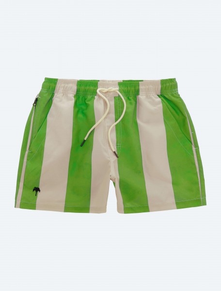 OAS Company Emerald Stripe Swim Shorts